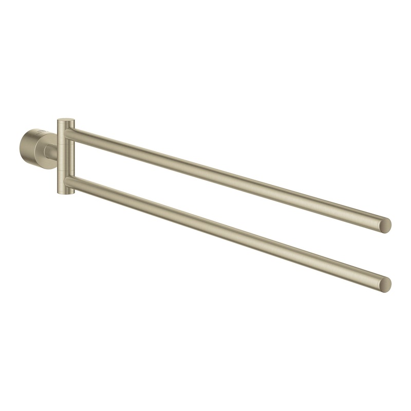 GROHE 40888EN0 Atrio 18-1/2" Double Towel Rail , Brushed Nickel