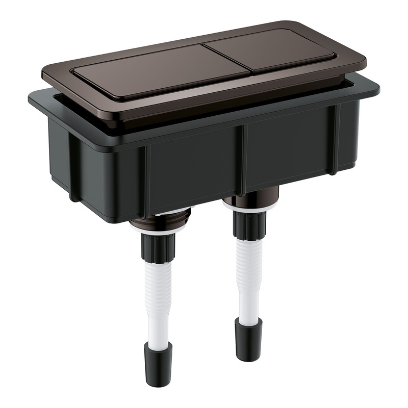 GROHE 49127A00 Dual Flush Actuator , Hard Graphite