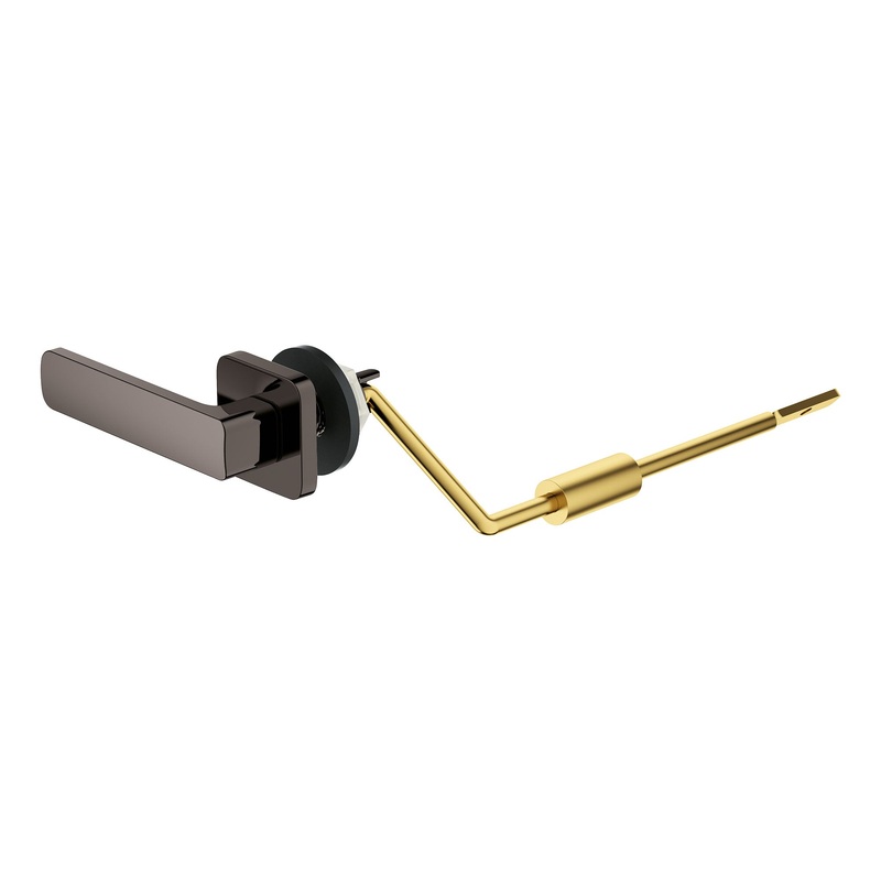 GROHE 49131A00 Left-Hand Trip Lever , Hard Graphite