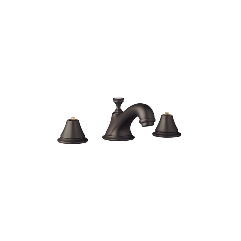 GROHE 20800ZBA 8-inch Widespread 2-Handle S-Size Bathroom Faucet 1.2 GPM , Oil Rubbed Bronze