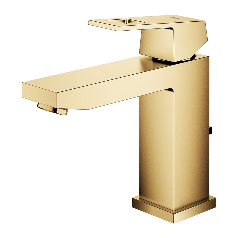 GROHE 23670GN0 Single Hole Single-Handle M-Size Bathroom Faucet 1.2 GPM , Brushed Cool Sunrise