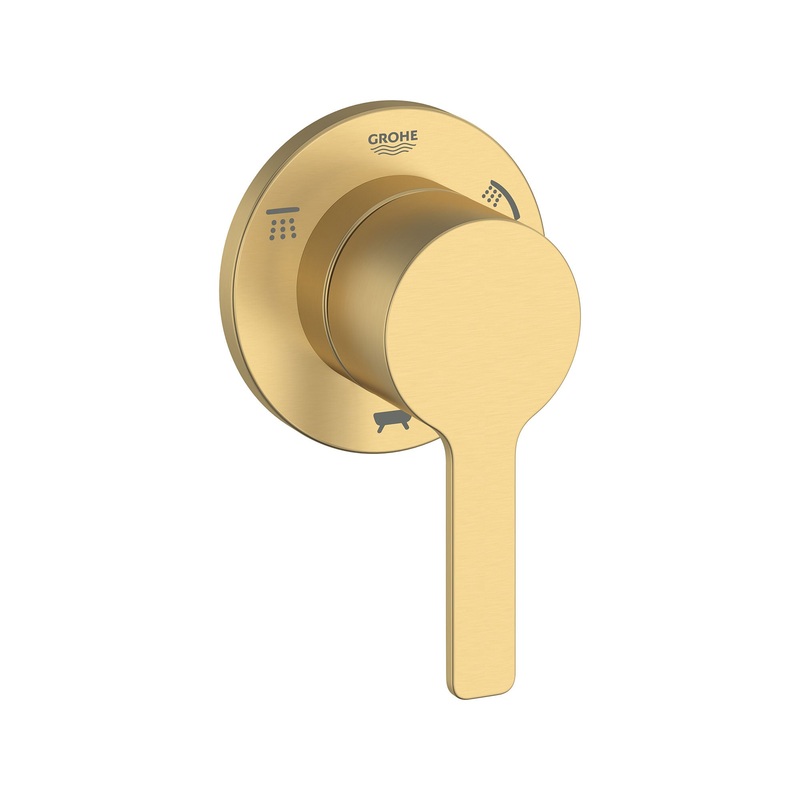 GROHE 29215GN1 3-Way Diverter Trim , Brushed Cool Sunrise