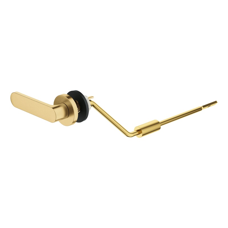 GROHE 49140GN0 Essence Left-Hand Trip Lever , Brushed Cool Sunrise