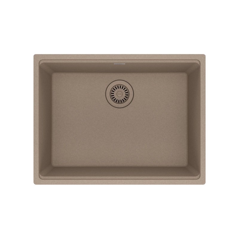 FRANKE MAG11023-OYS Maris Undermount 25-in x 18.94-in Granite Single Bowl Kitchen Sink in Oyster In Oyster