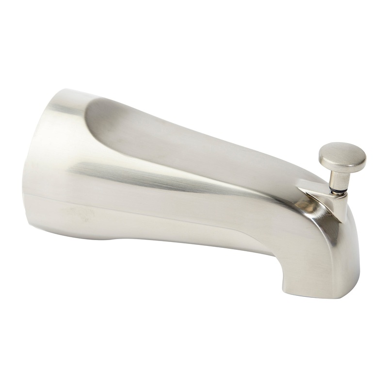 AMERICAN STANDARD 022650-2950A, Diverter Slip-On Tub Spout in Brushed Nickel