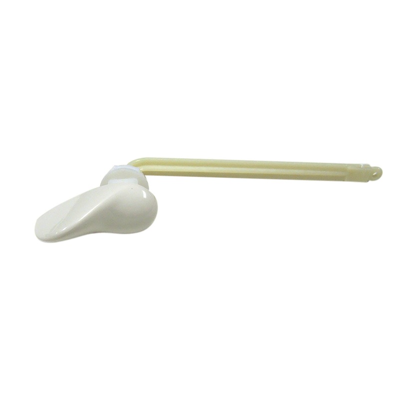 AMERICAN STANDARD 047148-0200A, Left Hand Toilet Trip Lever in White