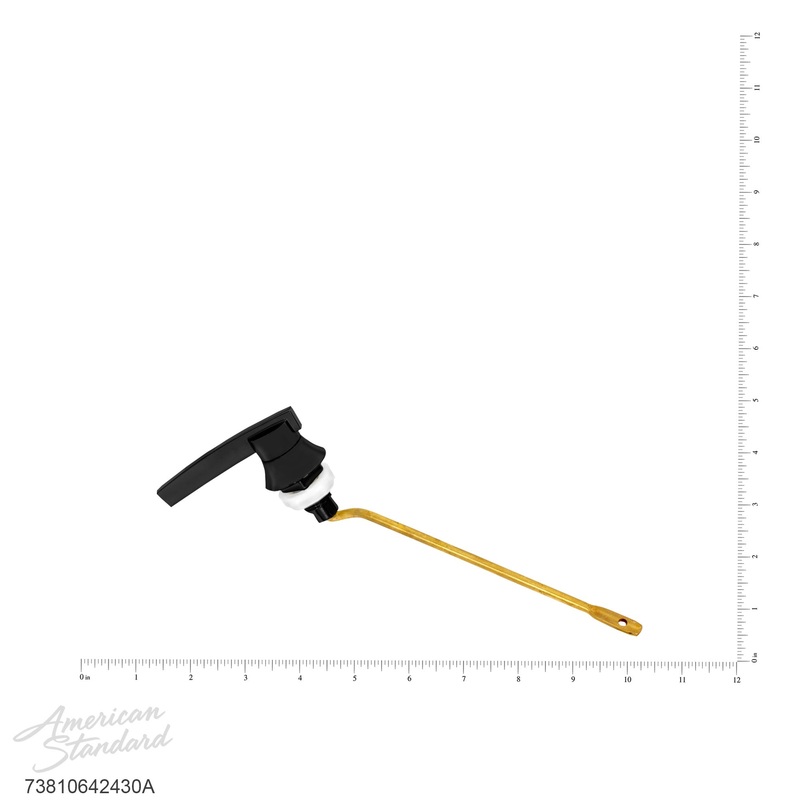 AMERICAN STANDARD 7381064-2430A, Left-Hand Trip Lever in Matte Black