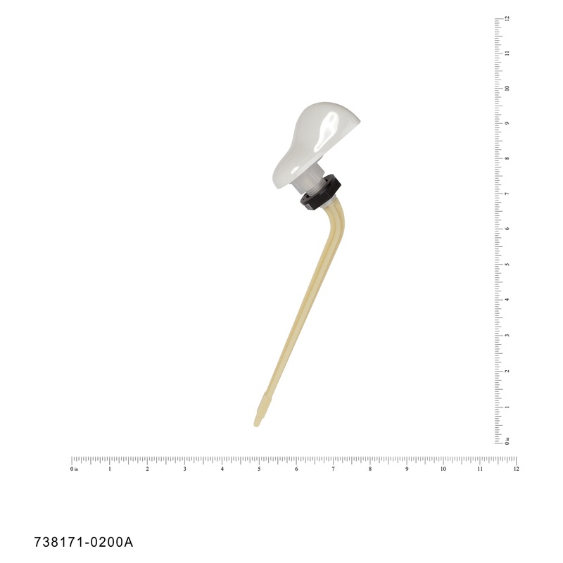 AMERICAN STANDARD 738171-0200A, Right-Hand Trip Lever in White