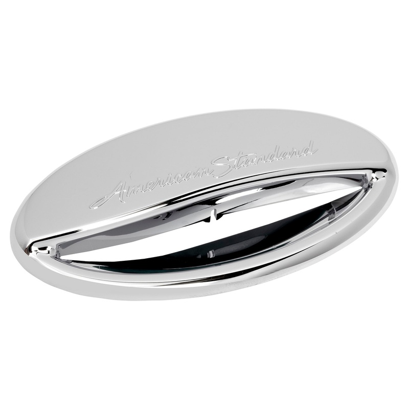 AMERICAN STANDARD 791165-0020A, Integral Overflow Oval Escutcheon in Chrome