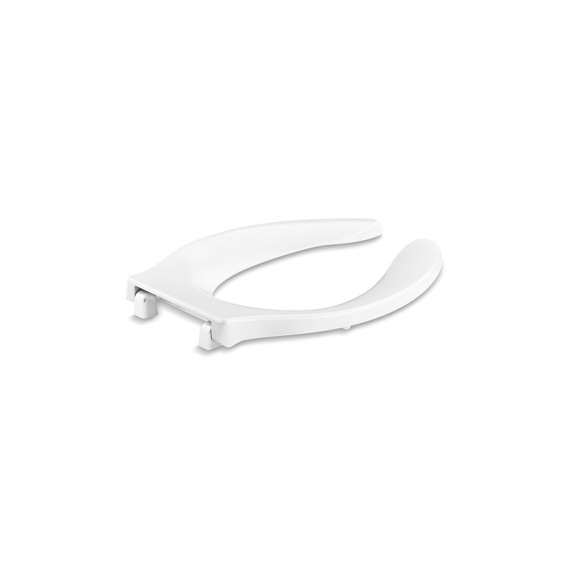 KOHLER K-29177-C-0 Stronghold Elongated Toilet Seat In White