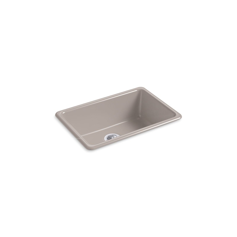 KOHLER K-5708-TRF Iron/Tones 27" Top-/Undermount Single-Bowl Kitchen Sink In Truffle