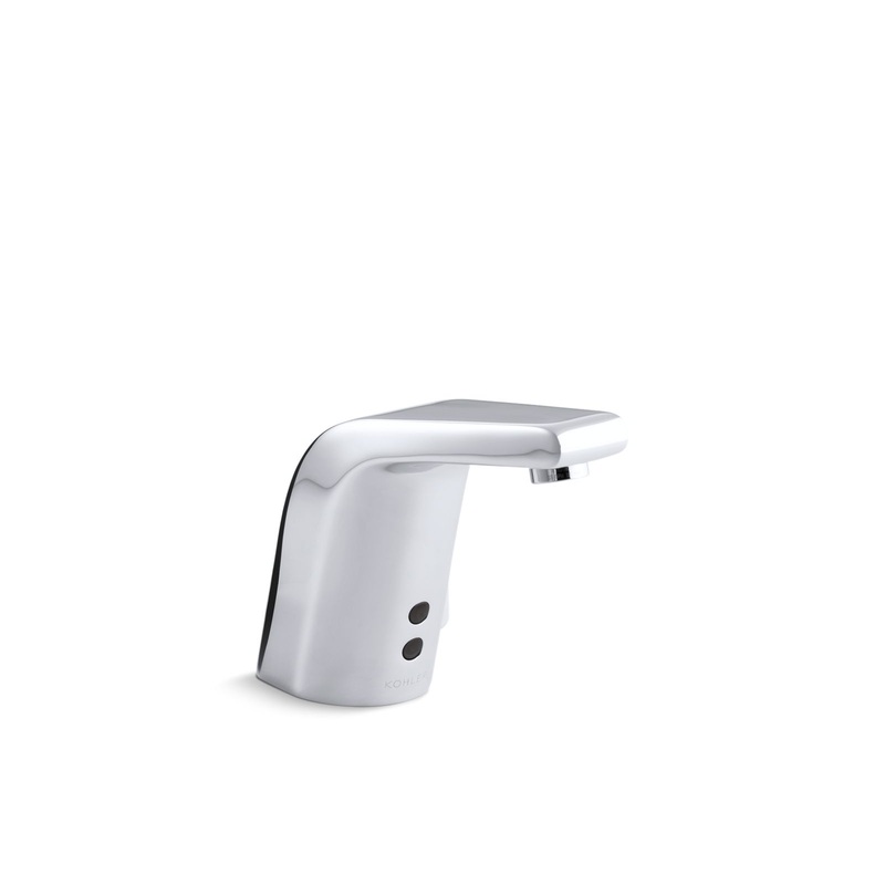 KOHLER K-7515-SATA-CP Sculpted Touchless Single-Hole Lavatory Sink Faucet With Insight Sensor Technology And Temperature Mixer, Hes-Powered, Less Drain, 0.35 Gpm In Polished Chrome