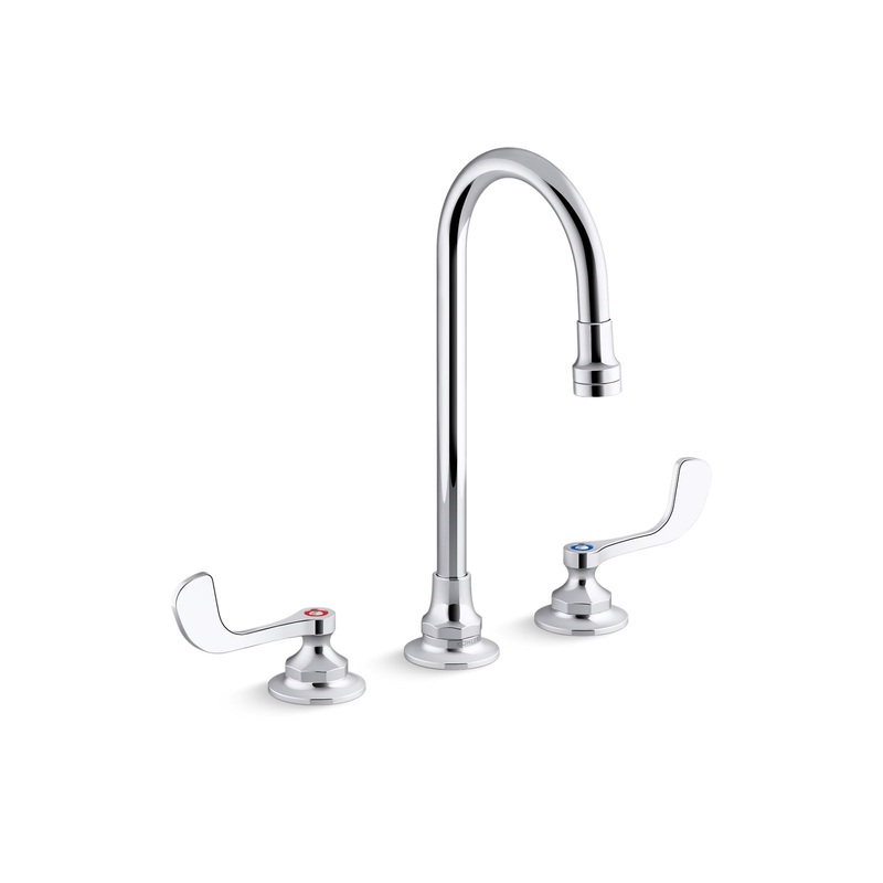 KOHLER K-800T70-5ATA-CP Triton Bowe Widespread Lavatory Faucet, Less Drain, 0.35 Gpm In Polished Chrome