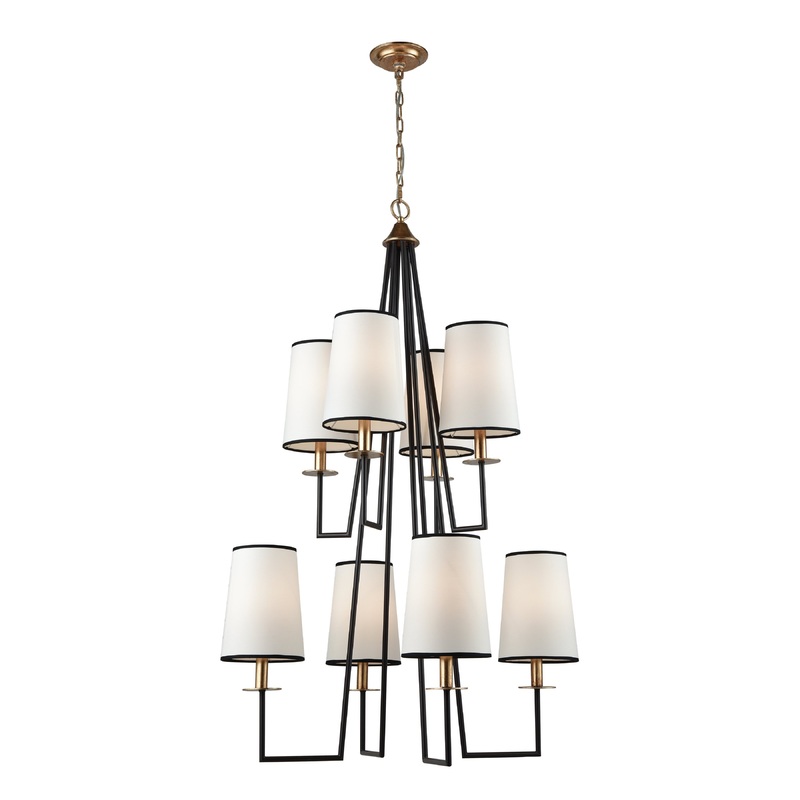 ELK SIGNATURE D3573 Nico 30'' Wide 8-Light Chandelier - Oil Rubbed Bronze
