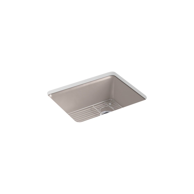 KOHLER K-5872-5UA1-TRF Riverby 25" Undermount Single-Bowl Kitchen Sink In Truffle