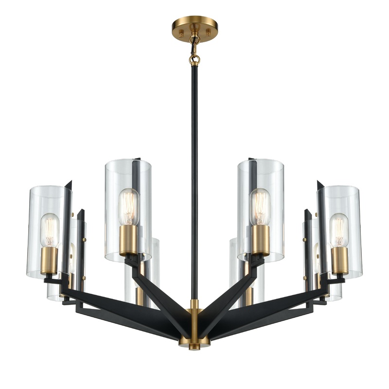 ELK SHOWROOM 15316/8 Blakeslee 33'' Wide 8-Light Chandelier - Matte Black
