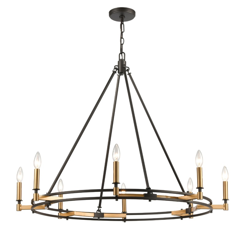ELK SHOWROOM 15606/8 Talia 38'' Wide 8-Light Chandelier - Oil Rubbed Bronze