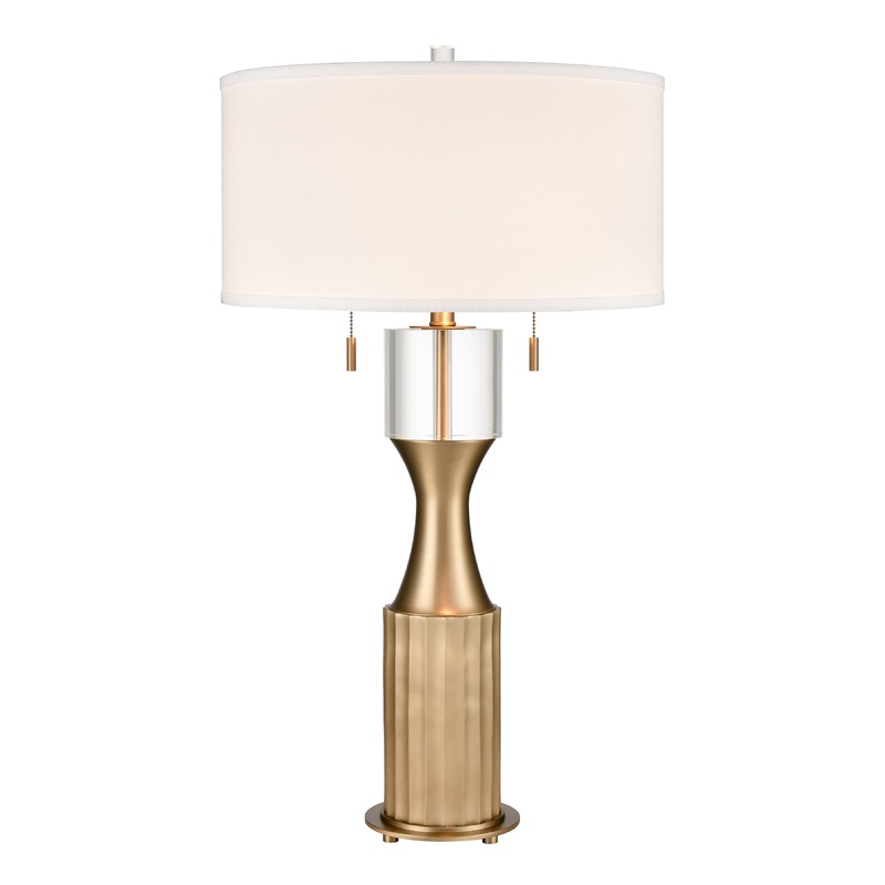 ELK SIGNATURE H0019-9600 Maidenvale 33'' High 2-Light Table Lamp - Brass