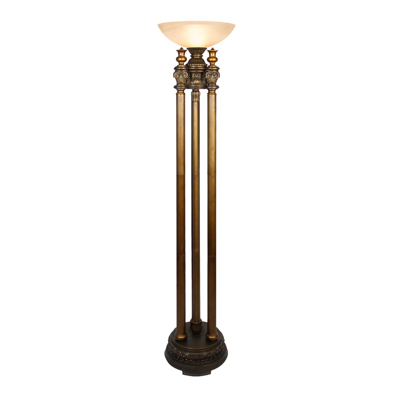 MARKETPLACE 113-1135 Athena 72'' High 1-Light Floor Lamp - Athena Bronze