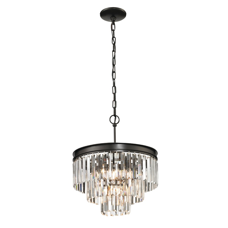 ELK SHOWROOM 14212/3+1 Palacial 16'' Wide 4-Light Chandelier - Oil Rubbed Bronze