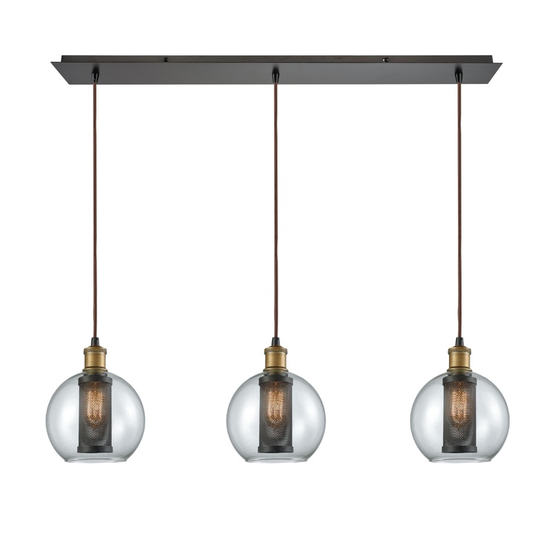 ELK SHOWROOM 14530/3LP Bremington 36'' Wide 3-Light Pendant - Oil Rubbed Bronze