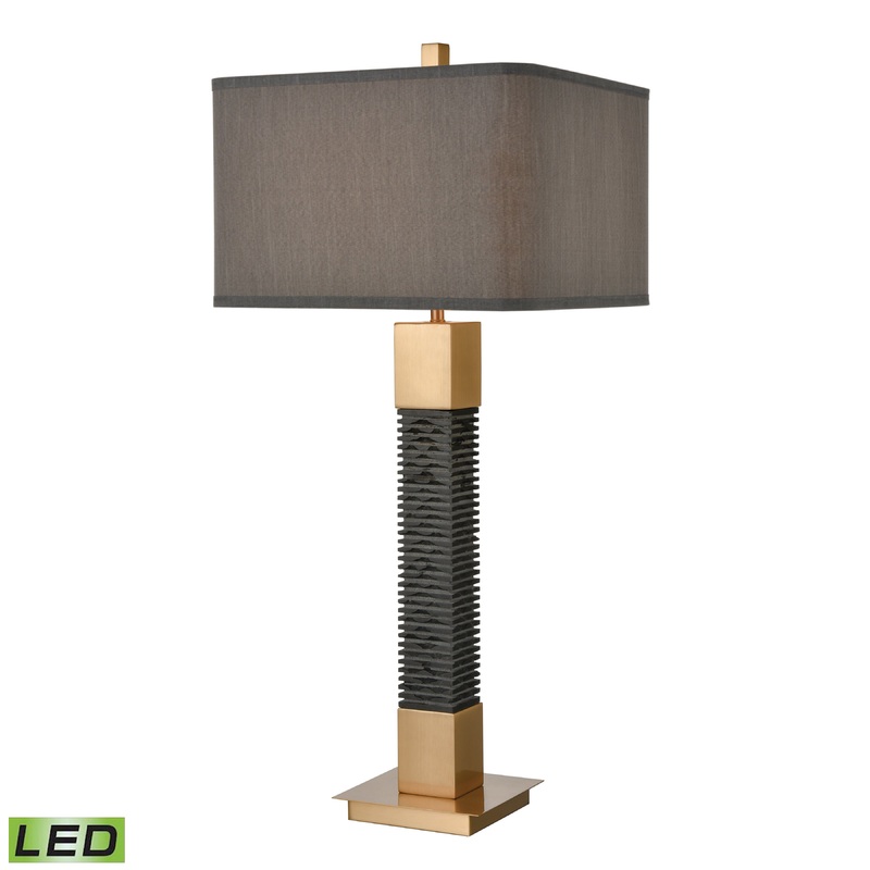 ELK SIGNATURE D4229-LED Benediction 35'' High 1-Light Table Lamp - Black - Includes LED Bulb