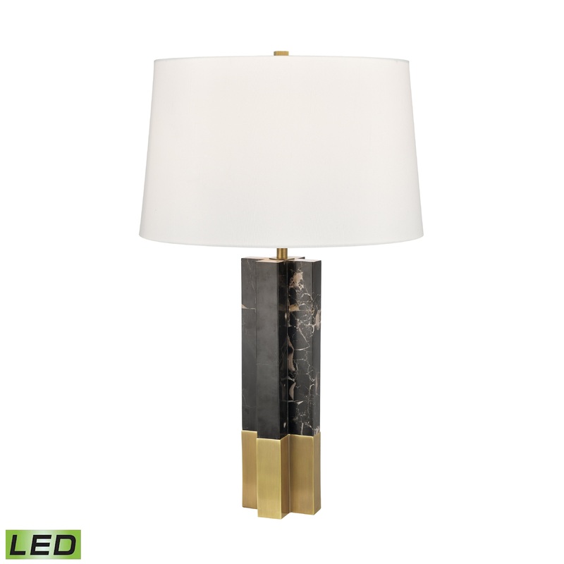 ELK SIGNATURE H0019-9594-LED Upright 27'' High 1-Light Table Lamp - Black - Includes LED Bulb