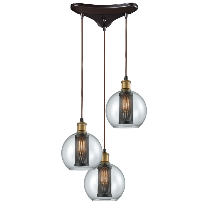 ELK SHOWROOM 14530/3 Bremington 10'' Wide 3-Light Pendant - Oil Rubbed Bronze