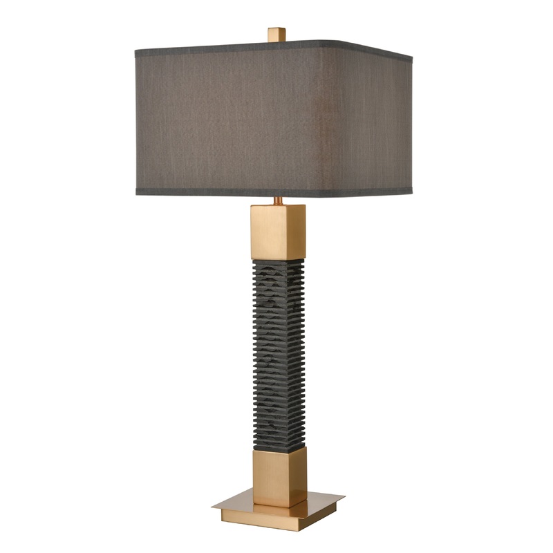 ELK SIGNATURE D4229 Benediction 35'' High 1-Light Table Lamp - Black