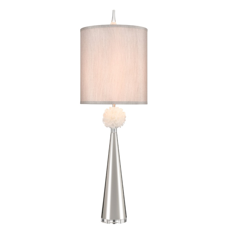 ELK SIGNATURE D4671 Maiden 40'' High 1-Light Table Lamp - Polished Nickel