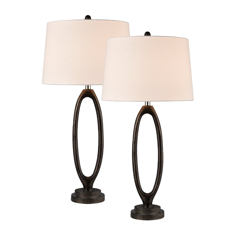 ELK SIGNATURE H0019-10325/S2 Adair 34'' High 1-Light Table Lamp - Set of 2 Bronze