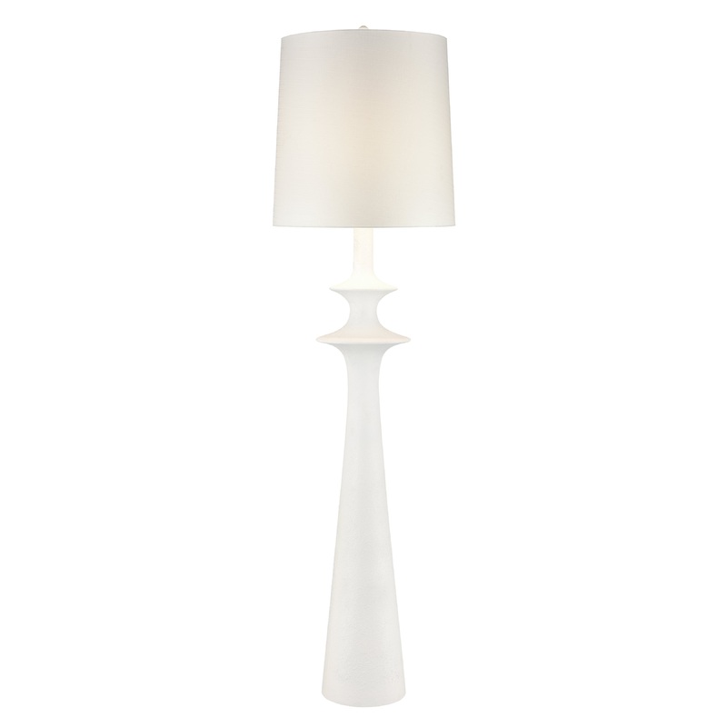 ELK SIGNATURE H0019-9482 Erica 76'' High 1-Light Floor Lamp - Dry White