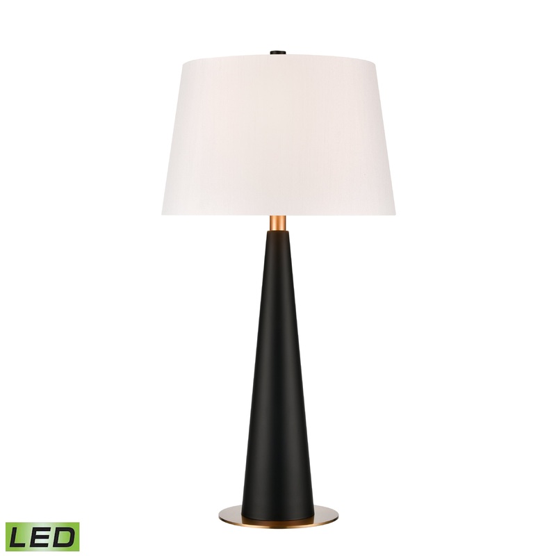 ELK STUDIO S0019-9586-LED Case In Point 35'' High 1-Light Table Lamp - Matte Black - Includes LED Bulb
