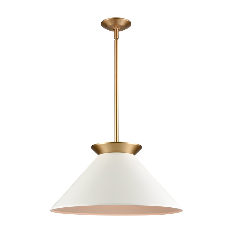 ELK SHOWROOM 89984/1 Cavendish 20'' Wide 1-Light Pendant - Brushed Gold