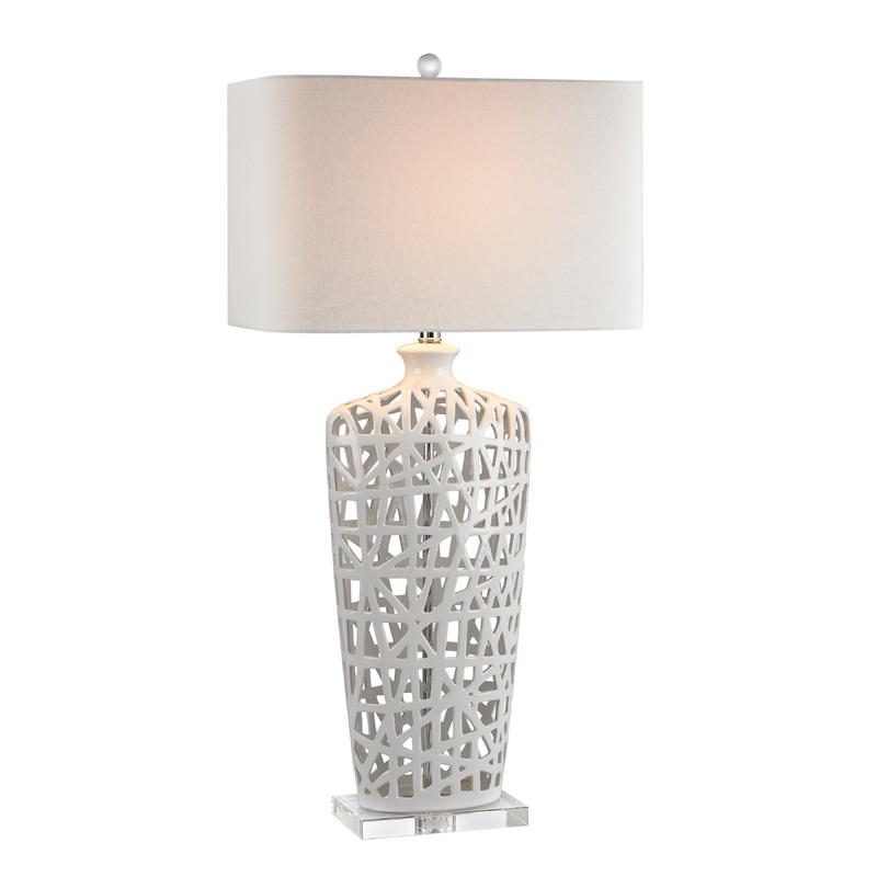 ELK SIGNATURE D2637 Dumond 36'' High 1-Light Table Lamp - Gloss White