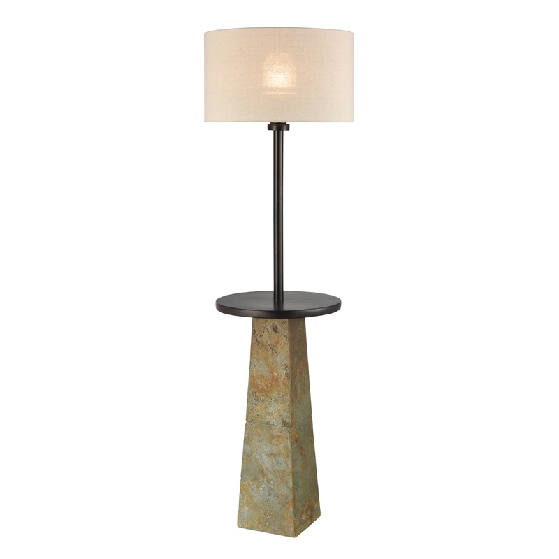 ELK SIGNATURE D4548 Musee 62'' High 1-Light Outdoor Floor Lamp - Slate