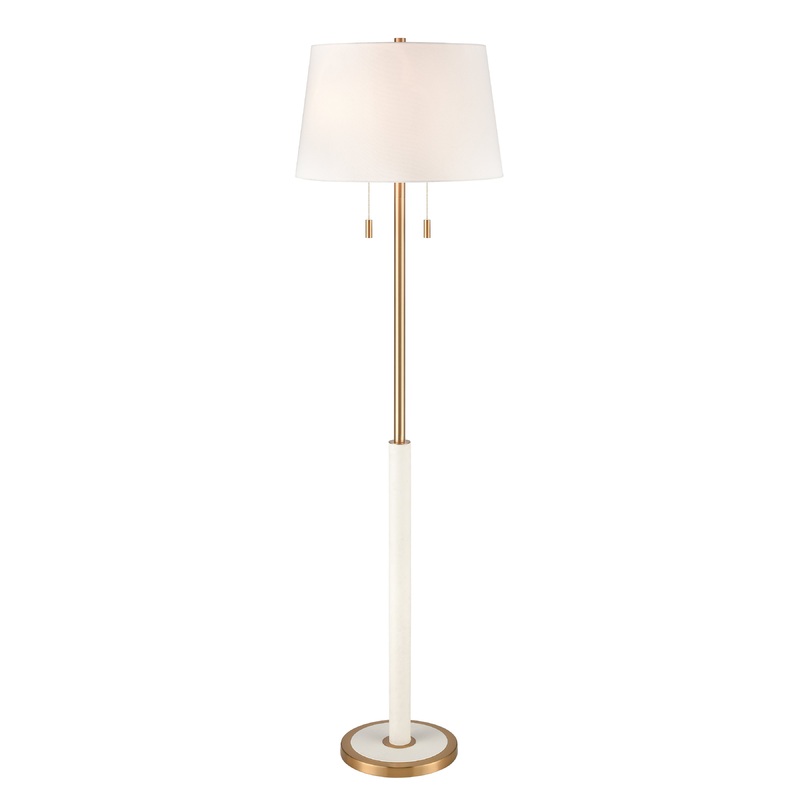 ELK SIGNATURE H0019-10360 Crosspiece 66'' High 2-Light Floor Lamp
