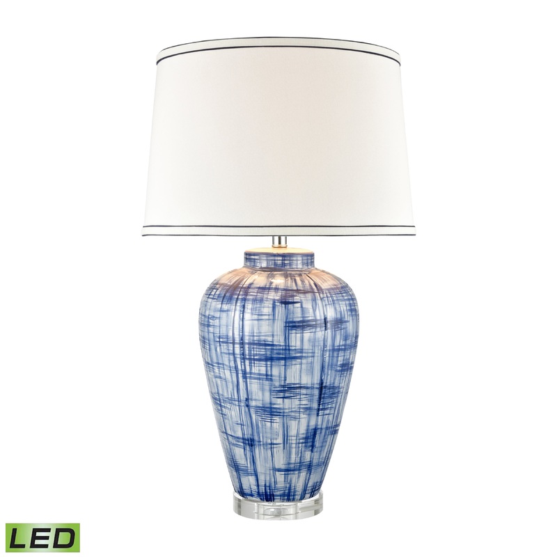 ELK SIGNATURE H0019-8021-LED Bellcrossing 31'' High 1-Light Table Lamp - Blue - Includes LED Bulb
