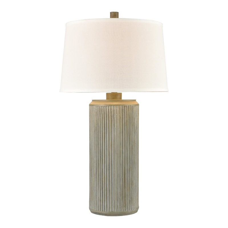 ELK STUDIO 77202 Fabrello 35'' High 1-Light Table Lamp - Polished Concrete
