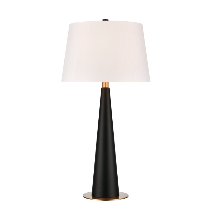 ELK STUDIO S0019-9586 Case In Point 35'' High 1-Light Table Lamp - Matte Black