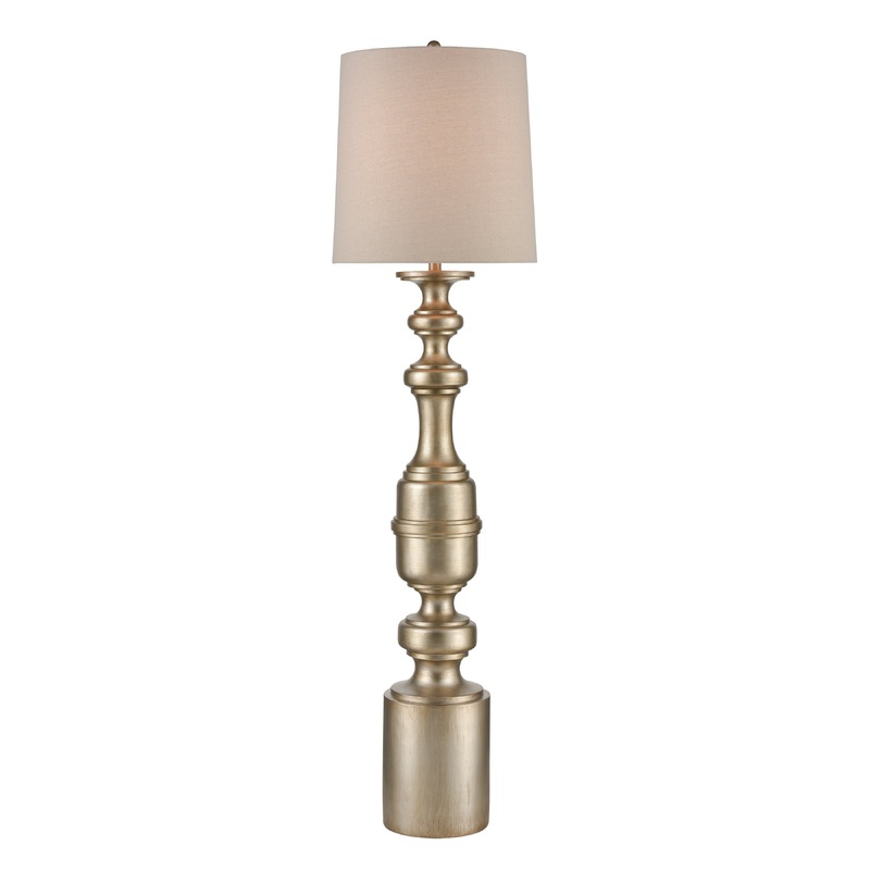 MARKETPLACE D4408 Cabello 78'' High 1-Light Floor Lamp - Antique Gold