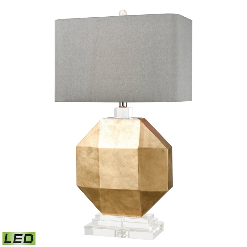 ELK SIGNATURE D3619-LED Alcazaba 29.5'' High 1-Light Table Lamp - Gold Leaf - Includes LED Bulb