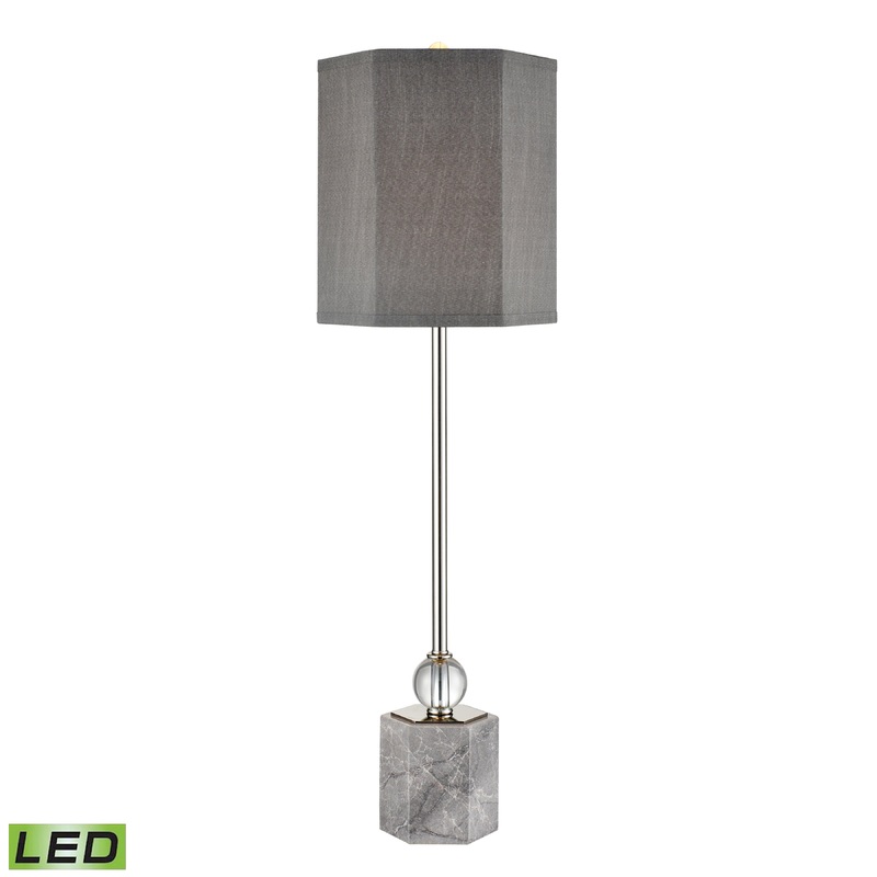 ELK SIGNATURE D4121-LED Discretion 33'' High 1-Light Buffet Lamp - Includes LED Bulb
