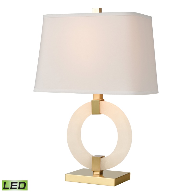 ELK SIGNATURE D4523-LED Envrion 23'' High 1-Light Table Lamp - Honey Brass - Includes LED Bulb