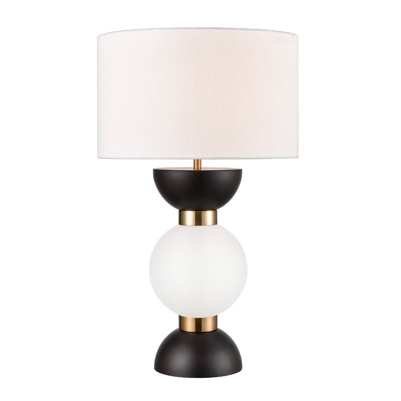 ELK SIGNATURE D4673 Softshot 28'' High 1-Light Table Lamp - Black
