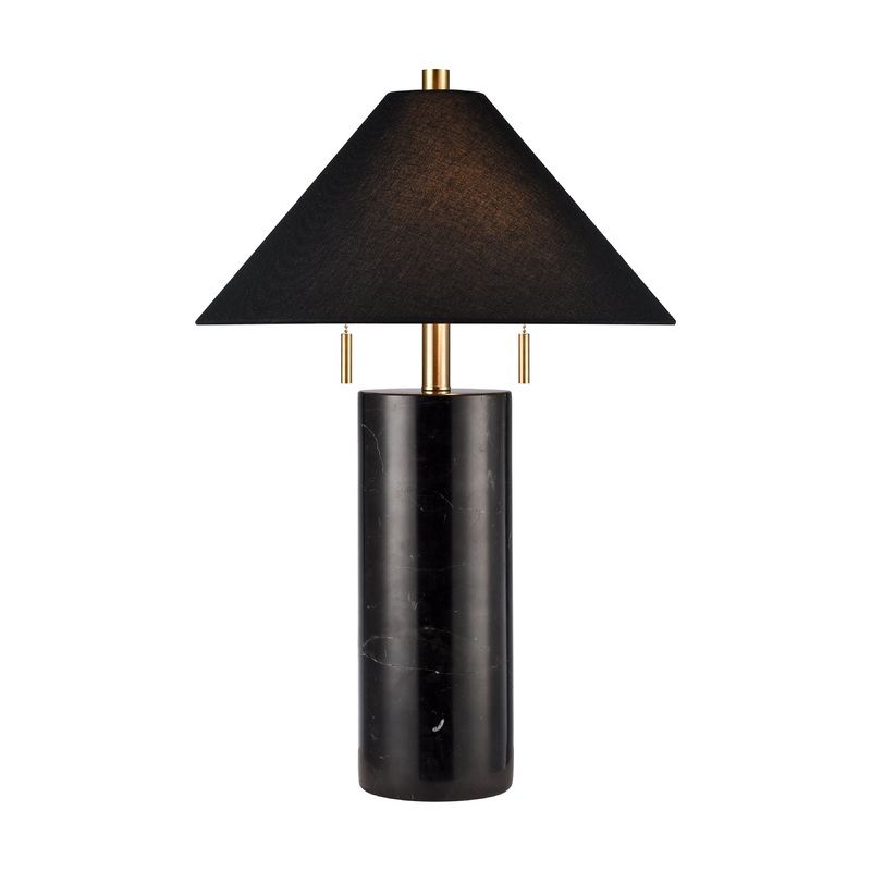 ELK SIGNATURE H0019-10337 Blythe 26'' High 2-Light Table Lamp - Black