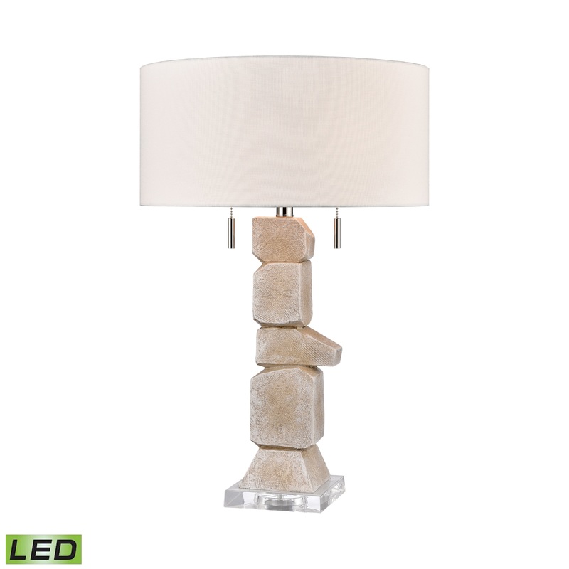 ELK SIGNATURE H0019-10342-LED Burne 26.5'' High 2-Light Table Lamp - Includes LED Bulbs