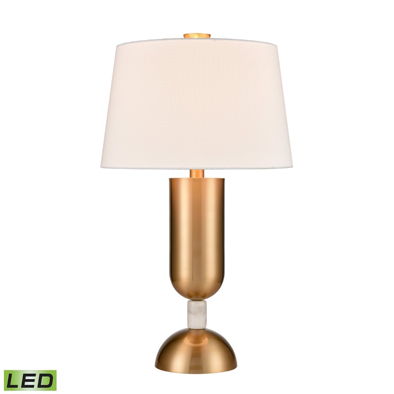 ELK SIGNATURE H0019-9573-LED Glaisdale Avenue 29'' High 1-Light Table Lamp - Aged Brass - Includes LED Bulb