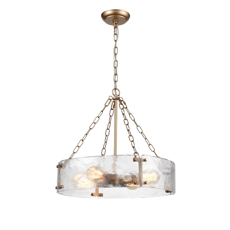 ELK SIGNATURE H0019-9623 Cristata 20'' Wide 4-Light Pendant - Aged Brass