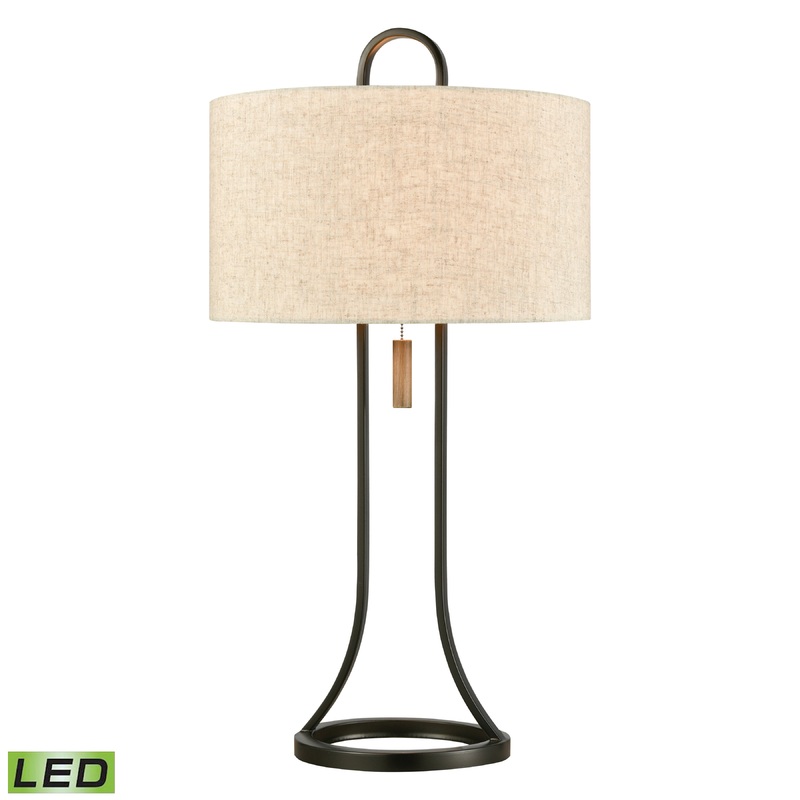 ELK STUDIO 77137-LED Seed 31'' High 1-Light Table Lamp - Dark Bronze - Includes LED Bulb